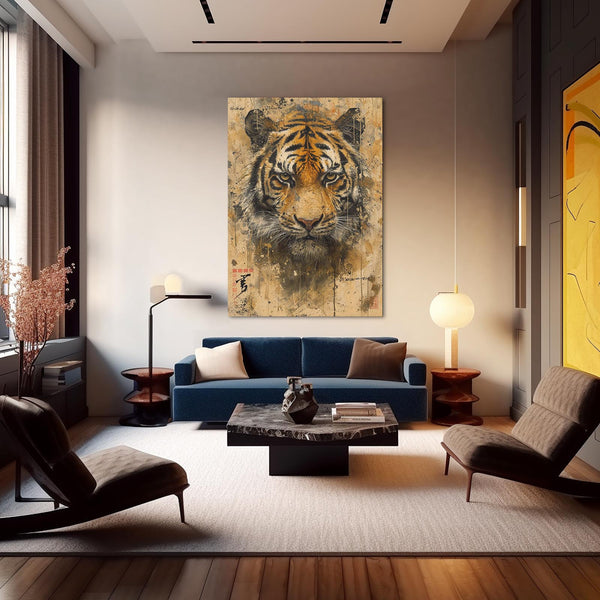 Old Japanese Tiger Art | MusaArtGallery™