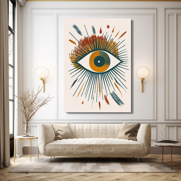 One Eye Boho Wall Art   | MusaArtGallery™