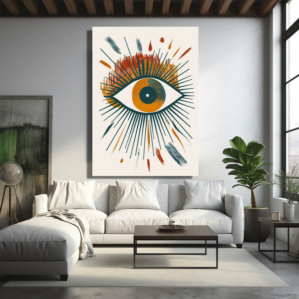 One Eye Boho Wall Art   | MusaArtGallery™