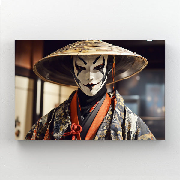 Oni Mask Samurai Art