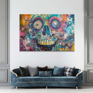 Open Mouth Skull Trippy Art | MusaArtGallery™