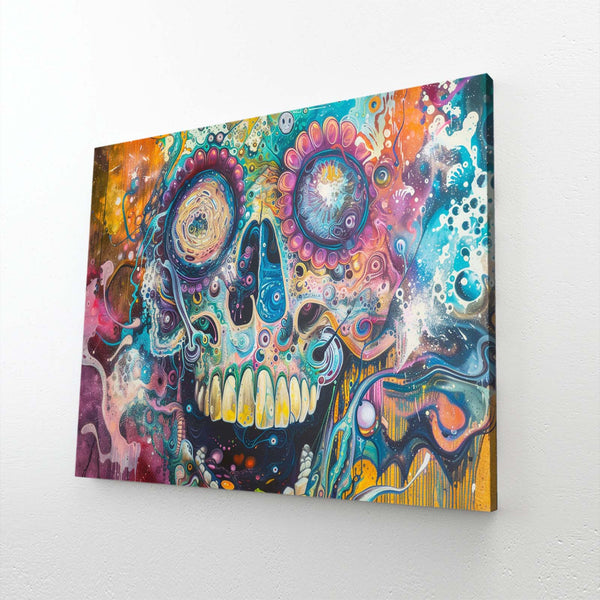 Open Mouth Skull Trippy Art | MusaArtGallery™