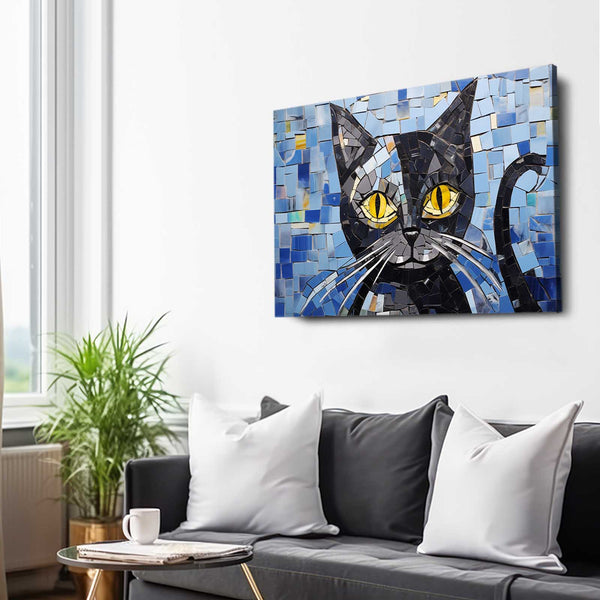 Optimistic Cat Wall Art | MusaArtGallery™