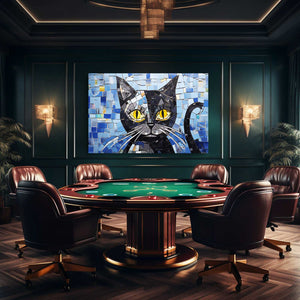 Optimistic Cat Wall Art | MusaArtGallery™