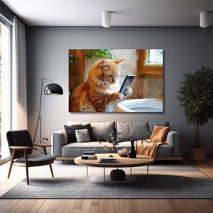 Orange Cat Art   | MusaArtGallery™