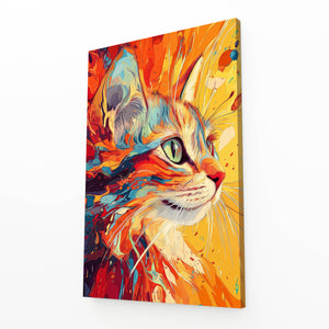 Orange Cat Wall Art