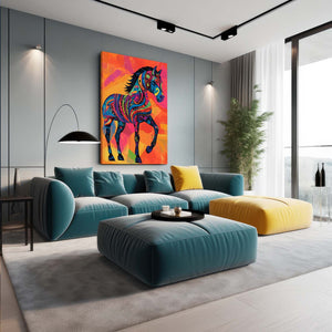 Orange Horse Art