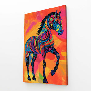 Orange Horse Art