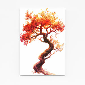 Orange Large Tree Of Life Wall Art