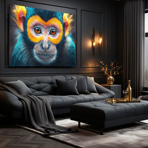 Orange Monkey Art