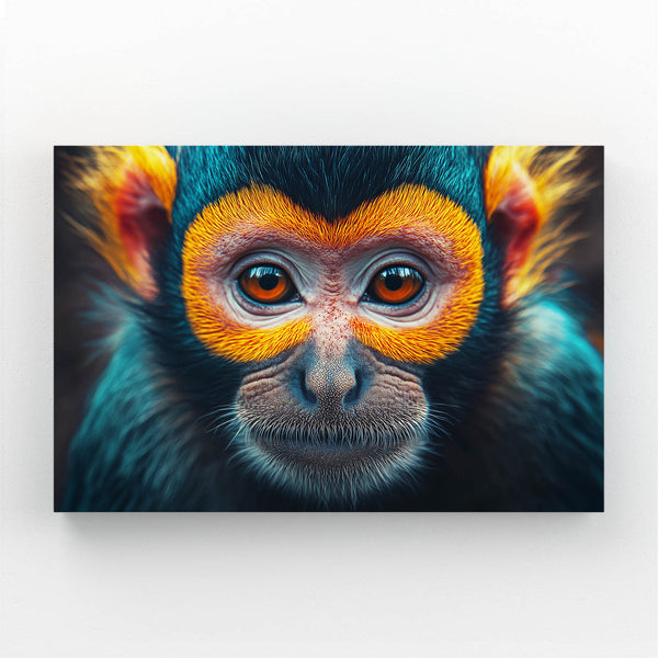 Orange Monkey Art