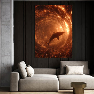 Orange Shark Art