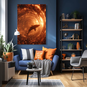 Orange Shark Art