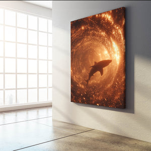 Orange Shark Art