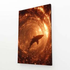Orange Shark Art