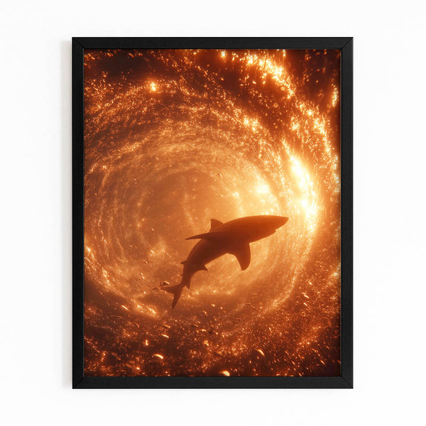 Orange Shark Art