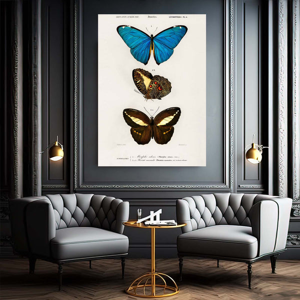 Origami Canvas Butterfly Wall Art | MusaArtGallery™