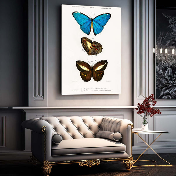 Origami Canvas Butterfly Wall Art | MusaArtGallery™