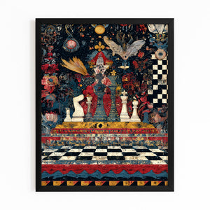Ornate Chess Canvas Wall Art
