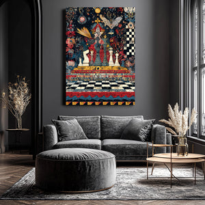 Ornate Chess Canvas Wall Art