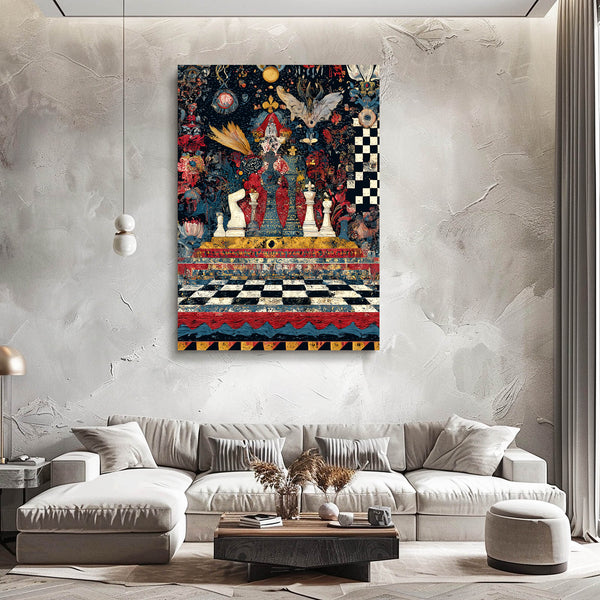 Ornate Chess Canvas Wall Art