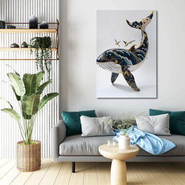 Ornate Whale Art | MusaArtGallery™