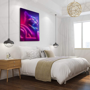 Cyberpunk Cat Wall Art | MusaArtGallery™