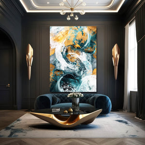 Painted Boho Art Wall | MusaArtGallery™