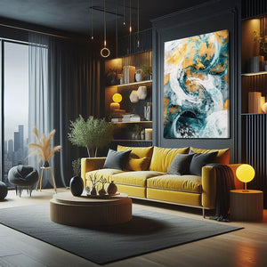 Painted Boho Art Wall | MusaArtGallery™