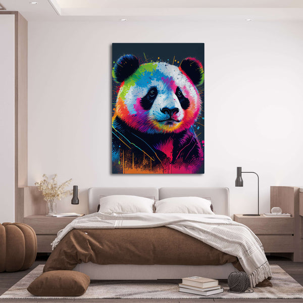 Panda Colorful Wall Art | MusaArtGallery™