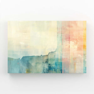 Pastel Horizon Abstract Art | MusaArtGallery™