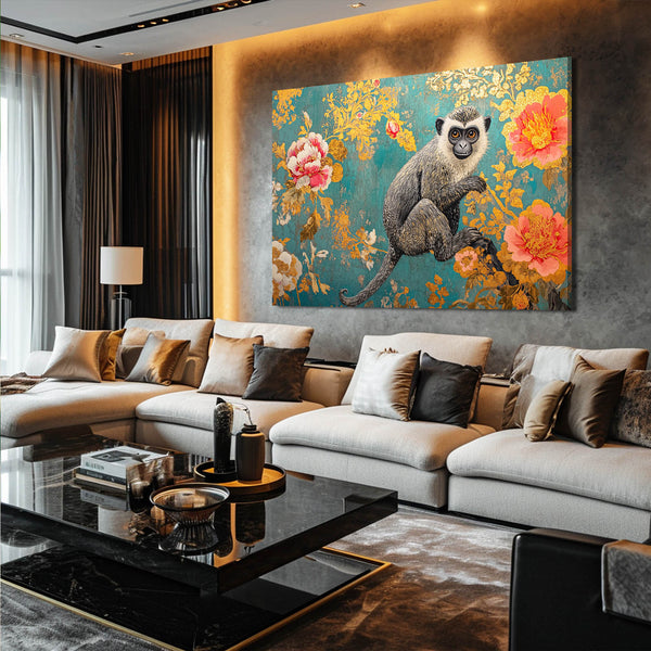 Patterned Monkey Art