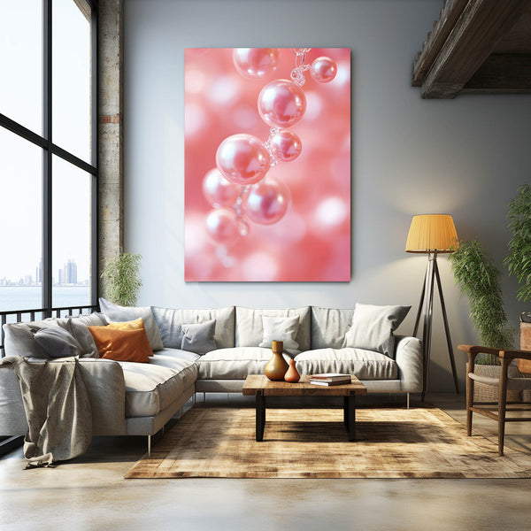 Pearl Essence Pink Abstract Art | MusaArtGallery™