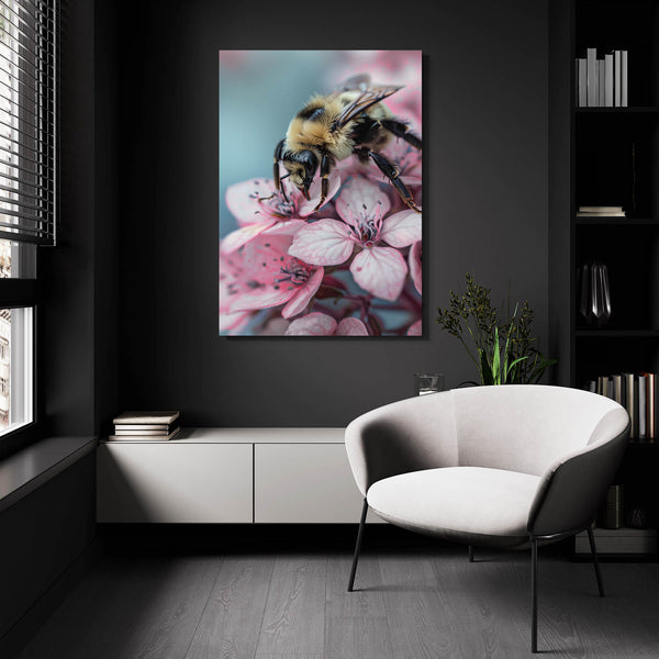 Petal Whisper Bee Art | MusaArtGallery™