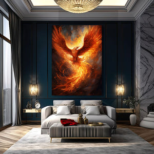 Phoenix Bird Fire Wall Art | MusaArtGallery™