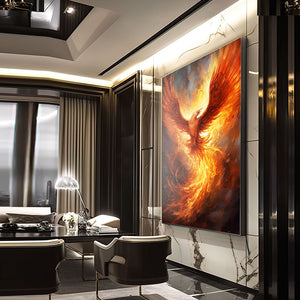 Phoenix Bird Fire Wall Art | MusaArtGallery™