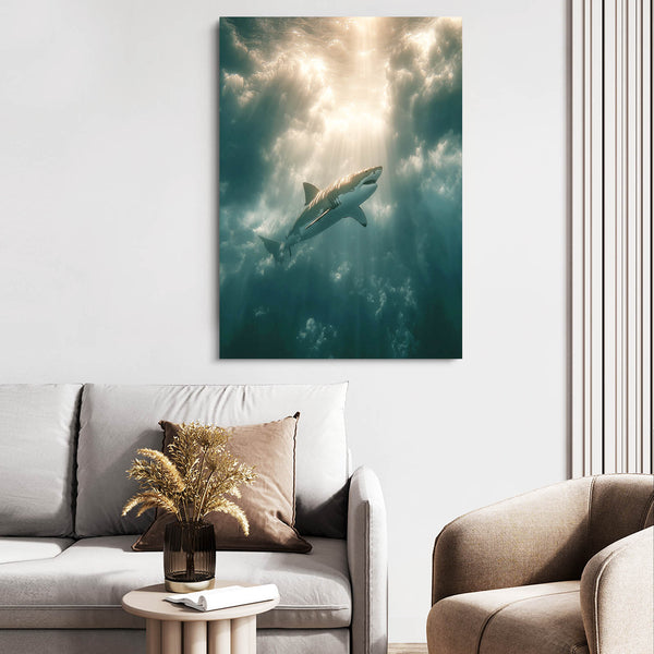 Photography Shark Canvas