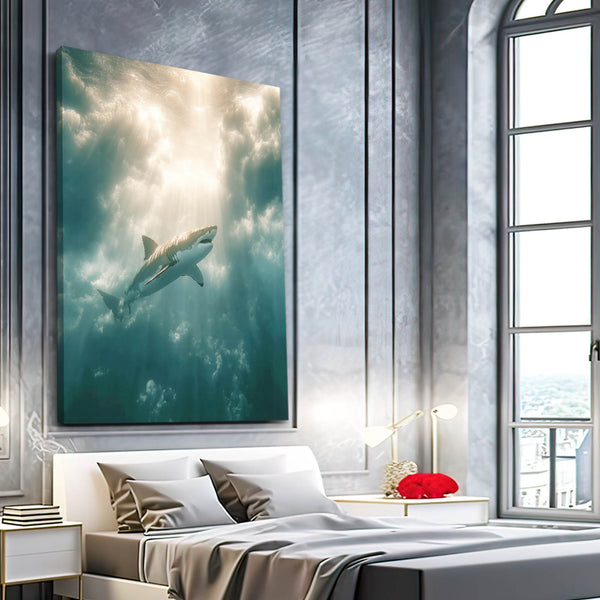 Photography Shark Canvas