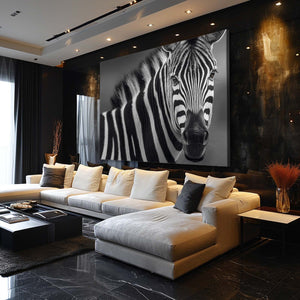 Photography Zebra Canvas