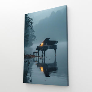 Piano In Water Art  | MusaArtGallery™