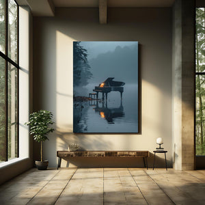 Piano In Water Art  | MusaArtGallery™
