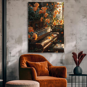  Piano With Flowers Art | MusaArtGallery™