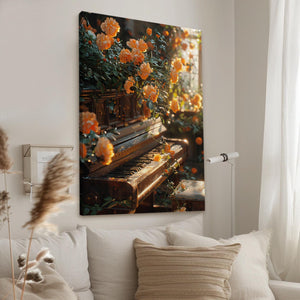  Piano With Flowers Art | MusaArtGallery™