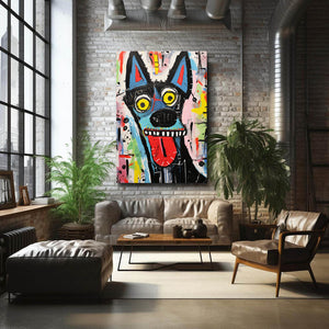 Picasso Dog Art