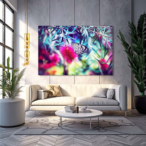 Pink 3d Butterfly Wall Art | MusaArtGallery™