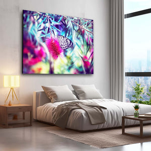 Pink 3d Butterfly Wall Art | MusaArtGallery™