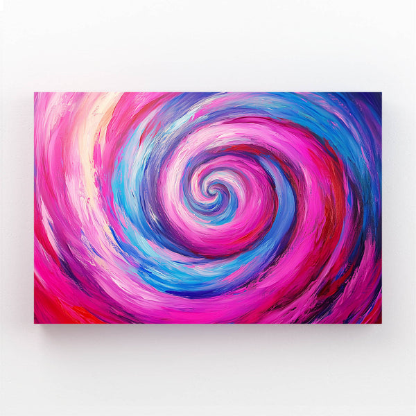 Pink Abstract Art Colorful Vortex | MusaArtGallery™
