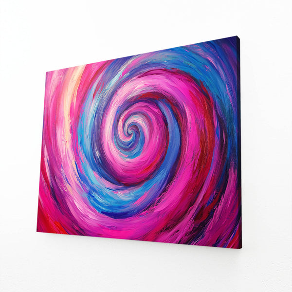 Pink Abstract Art Colorful Vortex | MusaArtGallery™