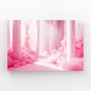 Pink Abstract Art Dreamy Garden | MusaArtGallery™