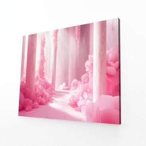 Pink Abstract Art Dreamy Garden | MusaArtGallery™